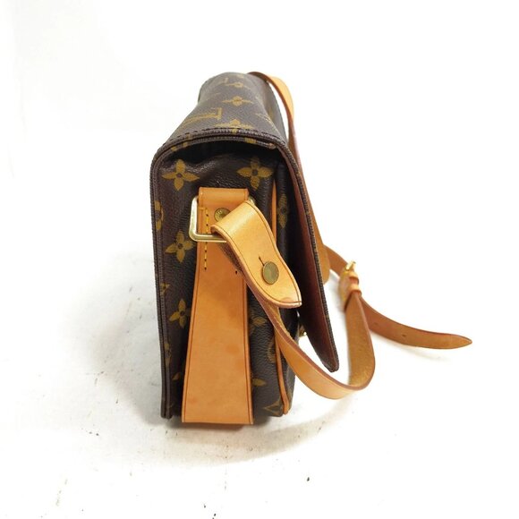 Authentic Louis Vuitton Cartouchiere MM Monogram Shoulder Bag LCMON259-112025 - Picture 3 of 9